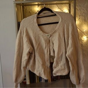 Zara Crop Sweater - Cream